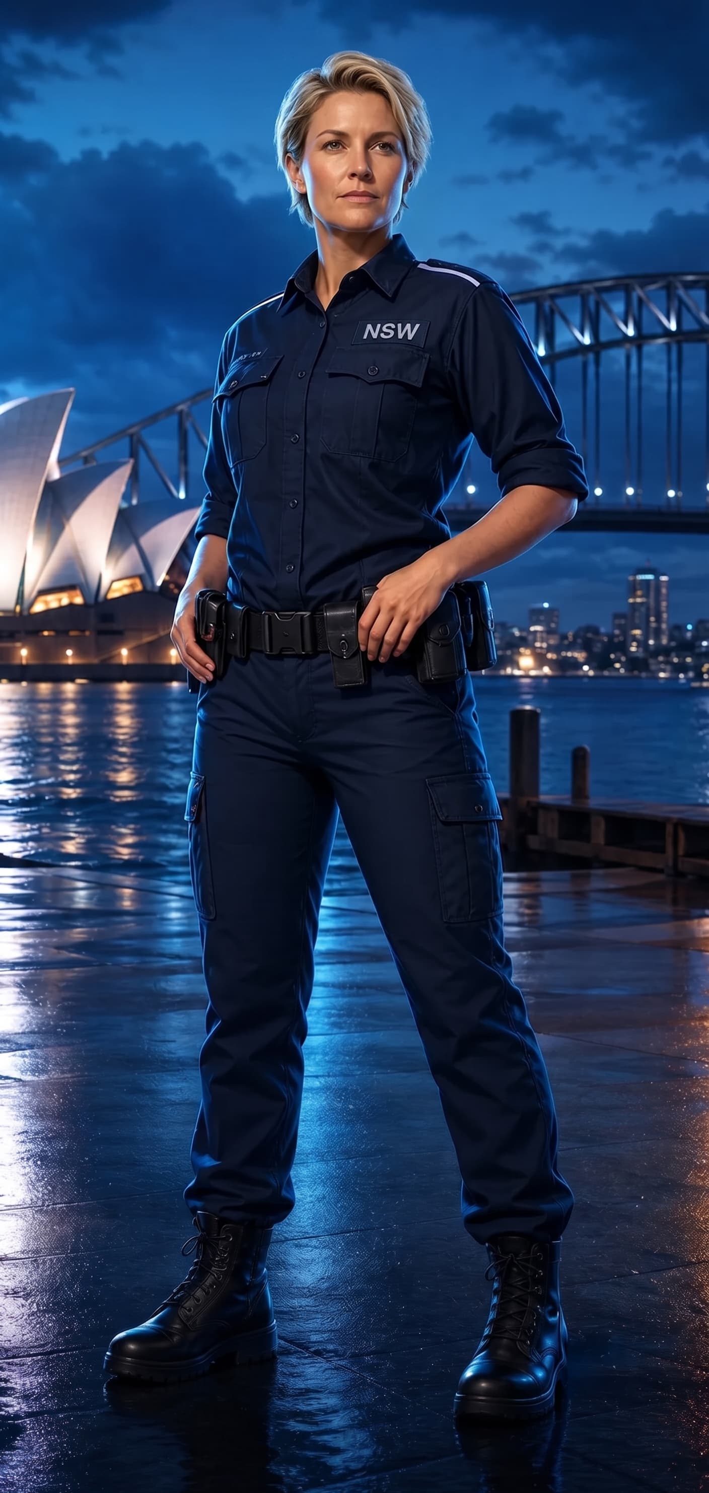 Original fictional NSW Police Force career representative Recruit