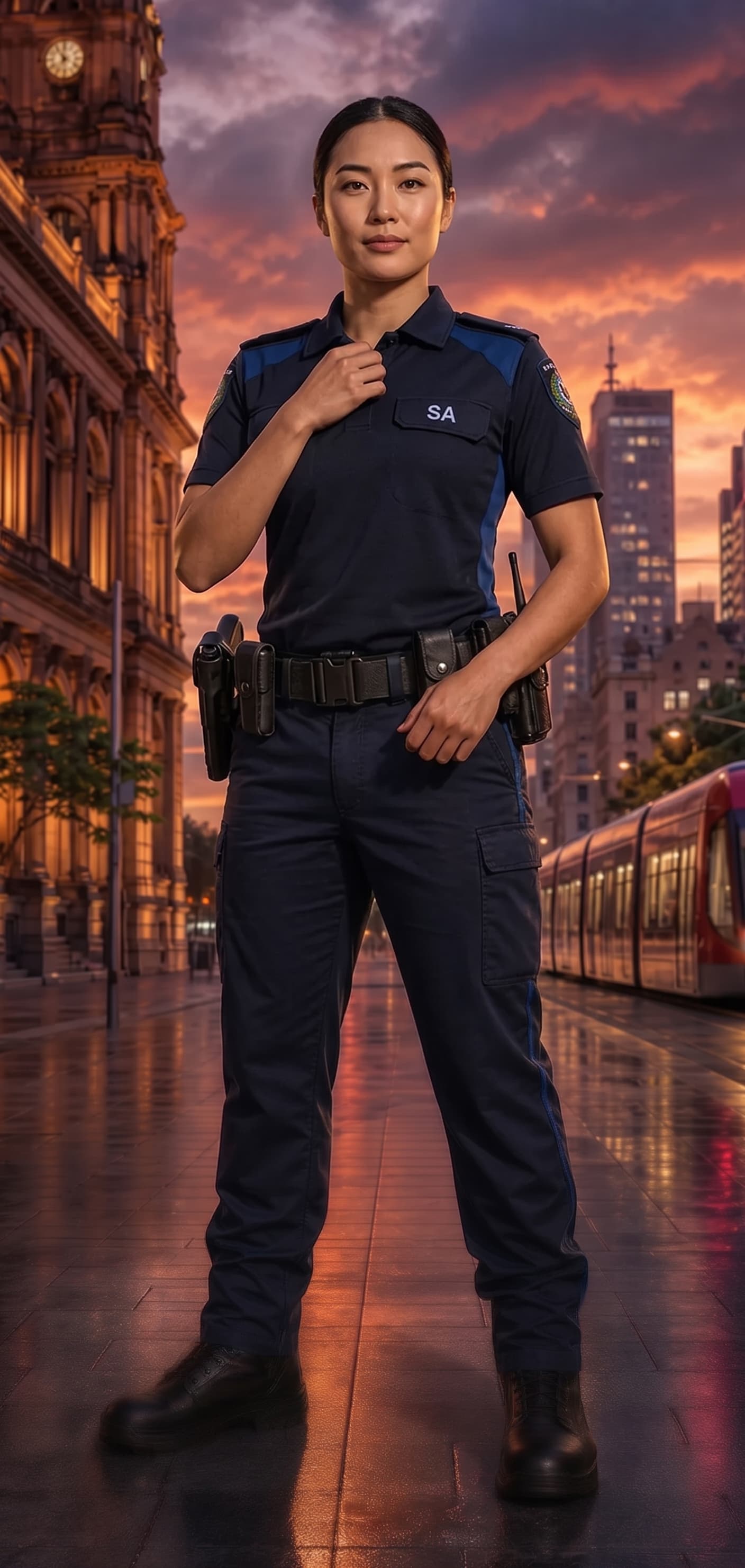 Original fictional South Australia Police career representative Recruit